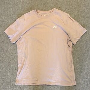 Nike Men's Soft Pink Short Sleeve Tee